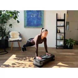 TITAN LIFE Stepb�nk - Justerbar i 2 h�jder - HURTIG LEVERING!