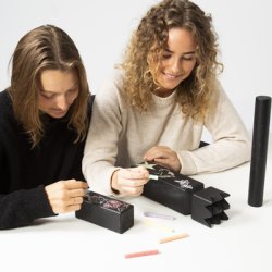 Bex Kubb Original Black Edition - Kongespil i super flot kvalitet - HURTIG LEVERING