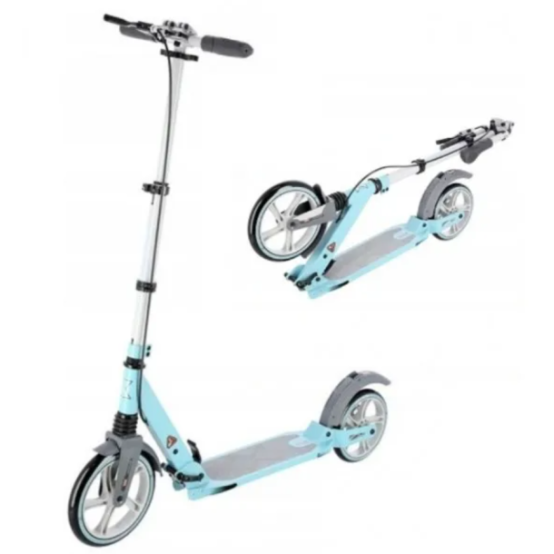 Nils Extreme 230 mm lbehjul Light Blue - HURTIG LEVERING - med hndbremse og ABEC 9 kuglelejer!