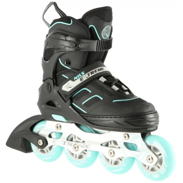 NILS Extreme Pro Semisoft MINT - Inliners rulleskjte - Justerbar over 4 skonumre