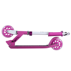 RASK 120 mm Pink lbehjul - Med LED-lys i hjulene - HURTIG LEVERING - Til brn fra 4 r