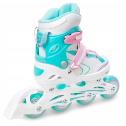 Raven LIA Inliners Rulleskjte med LED lys i forhjul - Justerbar over hele 4 Sko-numre! 