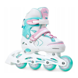 Raven LIA Inliners Rulleskjte med LED lys i forhjul - Justerbar over hele 4 Sko-numre! 