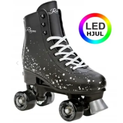 Raven Noa LED-hjul Side-by-Side Rulleskjte Black - Justerbar over hele 4 Sko-numre! 