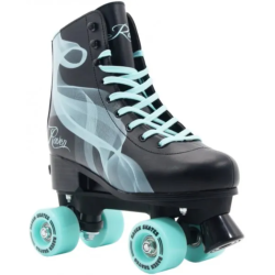 Raven Serena Side-by-Side Rulleskjte Black/Mint - Justerbar over hele 4 Sko-numre! 