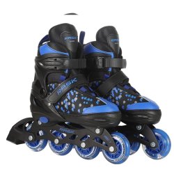 RASK Splash Blue LED - Inliners Rulleskjte - Justerbar over 4 skonumre - HURTIG LEVERING