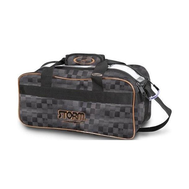 Storm Tote Bowlingtaske til 2 kugler - Black/Gold 
