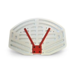 Sunsport Basketkurv p� plade - En flot og st�rk bagplade med r�d kurv med diameter p� 45 cm 