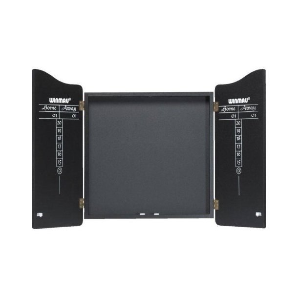 Winmau Dartskab i sort ask - Bemrk skive medflger IKKE - HURTIG LEVERING!