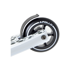 Apollo Genius Trick l�behjul Skull/Hvid - Med ABEC 9 kuglelejer