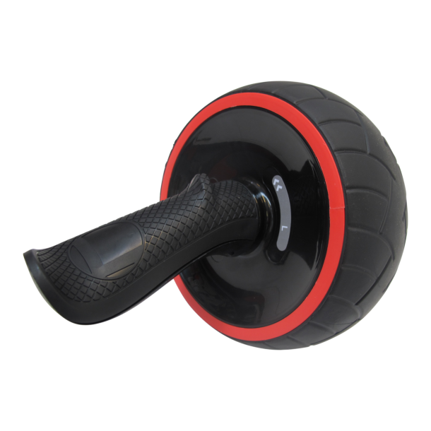 TITAN LIFE Ab Wheel - Fat Wheel Sort mavetrner med ergonomisk greb - HURTIG LEVERING!