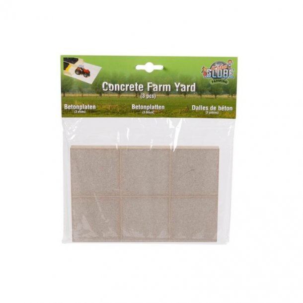 Kids Globe Cement slabs 3 stk. - hver slab mler 18 x 12 cm