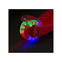 NILS Trehjulet L�behjul med LED-hjul R�d