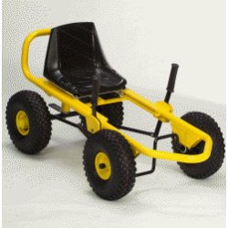 MoonGOcart med alu-stel leveres i rd, gul og grn