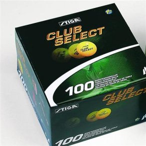 Stiga Club Select bolde - Kasse med 100 stk.