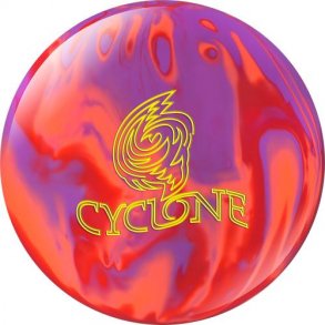 Ebonite Cyclone Ora/Pur/Red Bowlingkugle u/huller